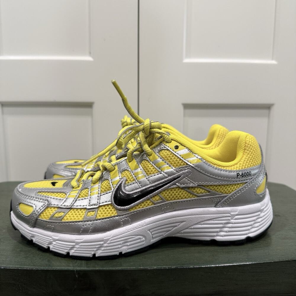 New Nike P-6000 GS 'Lightning Metallic Silver' Size 3.5Y HV5064-701